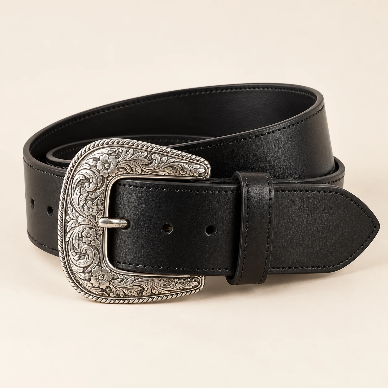 Statement leather belts